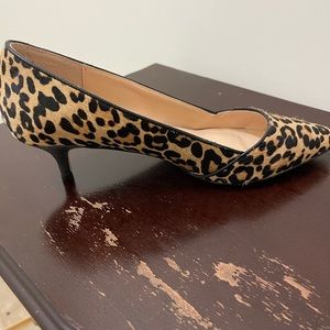 Sole Society animal print with low heel